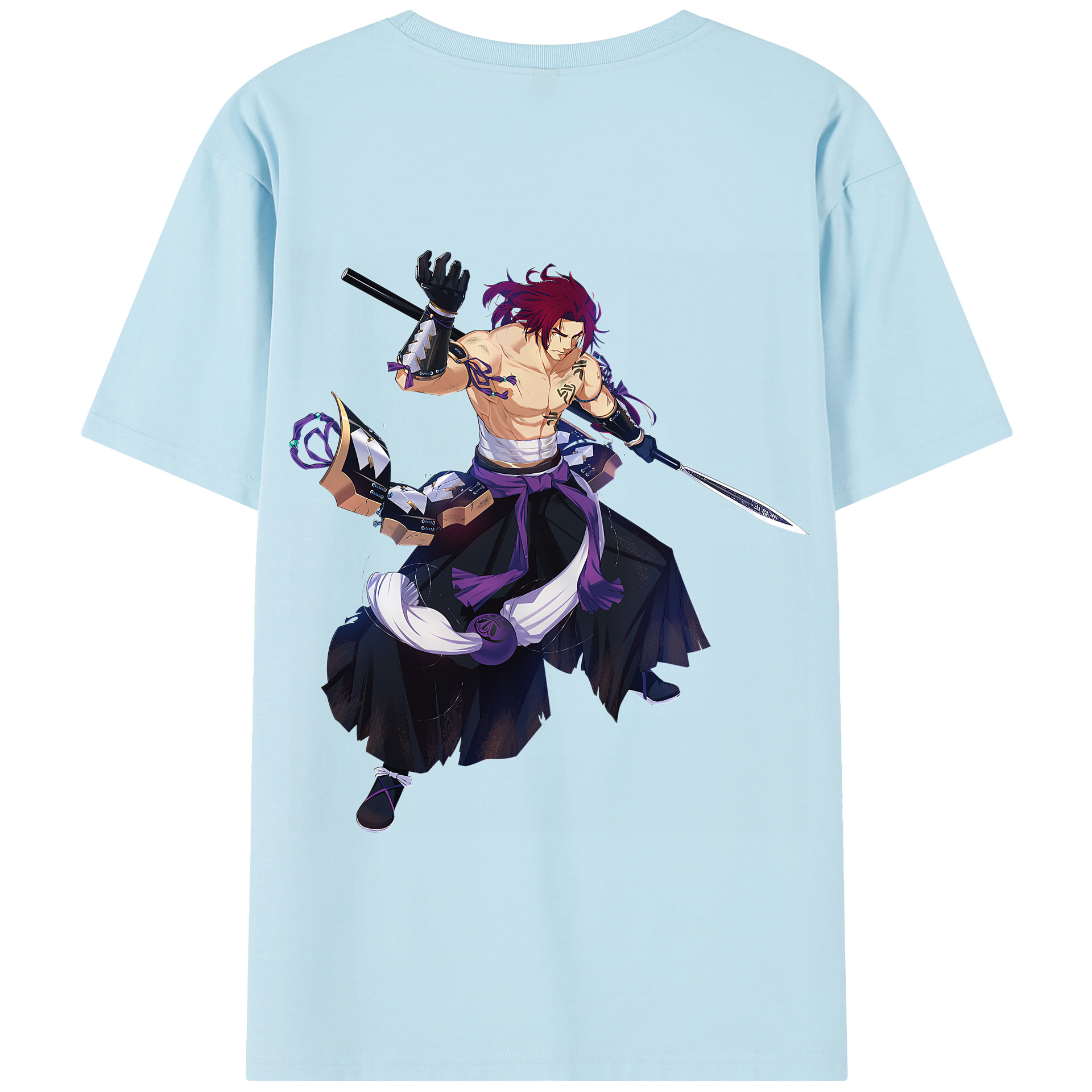 （画像用） 刀剣乱舞 Touken Ranbu 綿100％半袖Tシャツ（背面プリント）